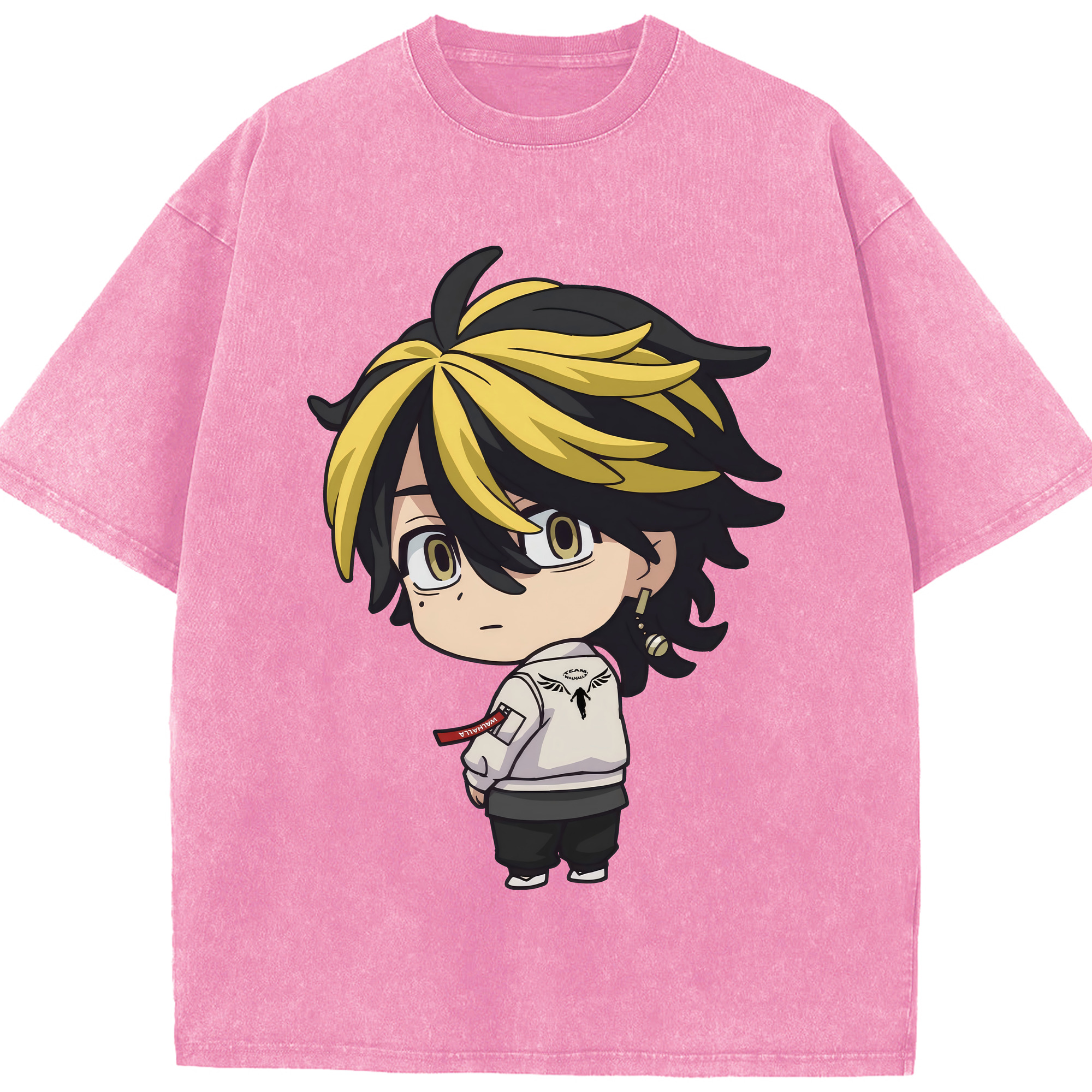 （画像用） 東京リベンジャーズ Tokyo Revengers 綿100% ヴィンテージ風 半袖Tシャツ（フロントプリント）